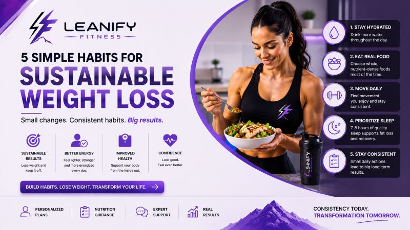 5 Simple Habits for Sustainable Weight Loss